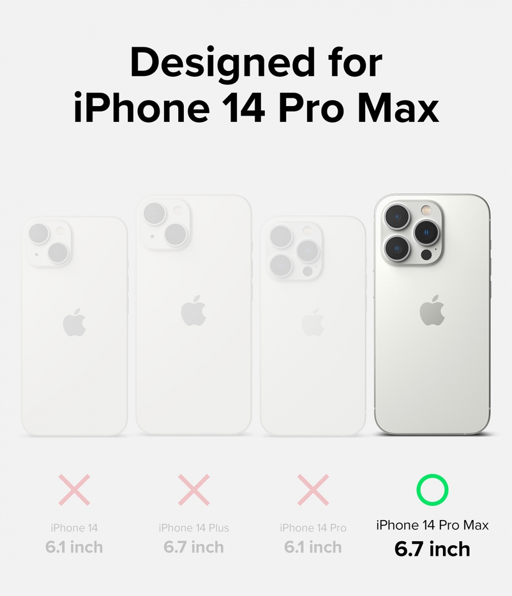 USA Mica Premium Vidrio con instalador iPhone 14 Pro - Ringke